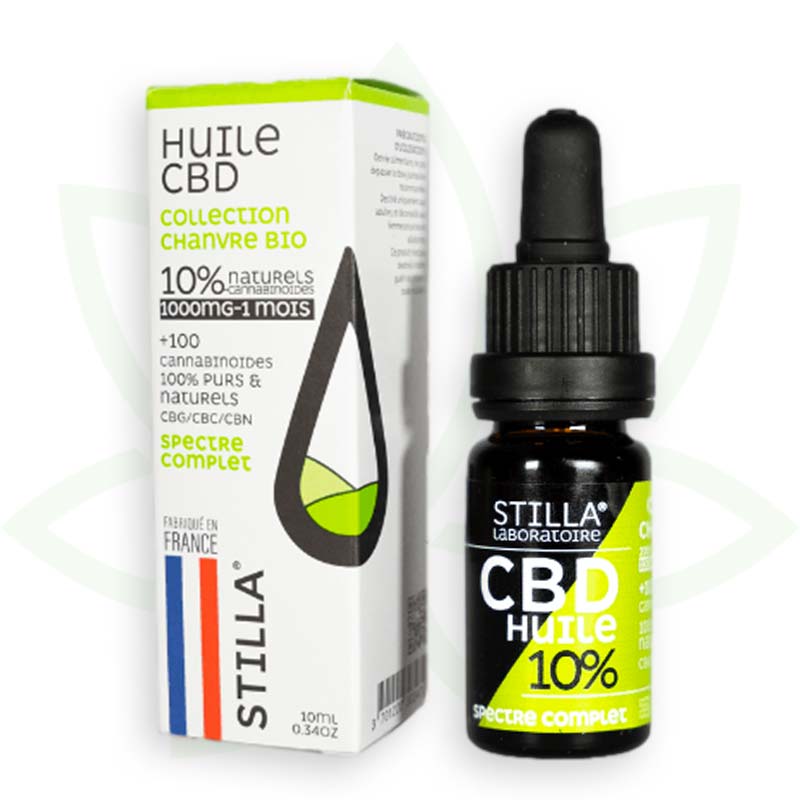 cbd konopljino olje 10 odstotkov 10ml polni spekter stilla francija mafrenchweed 1