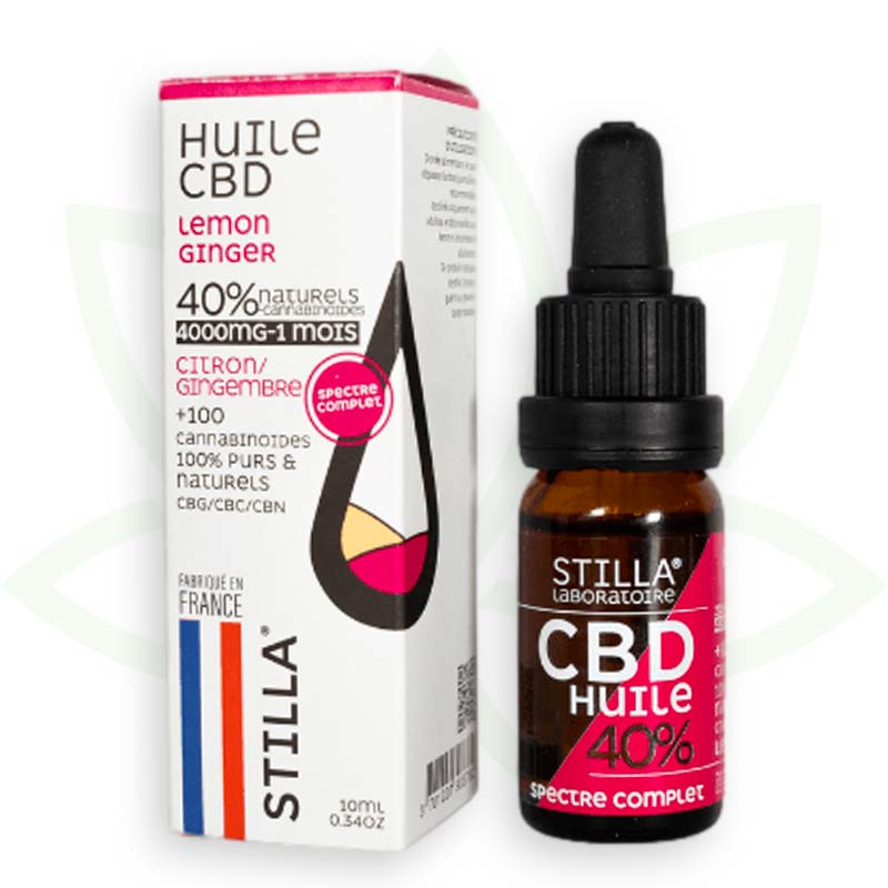 cbd olje limonin ingver 40 odstotkov 10ml polni spekter stilla france mafrenchweed 10