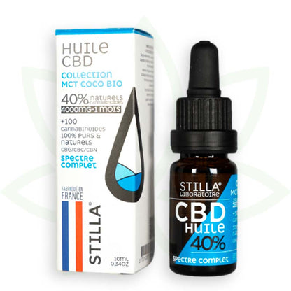 cbd olje mct kokos 40 odstotkov 10ml polni spekter stilla france mafrenchweed 10