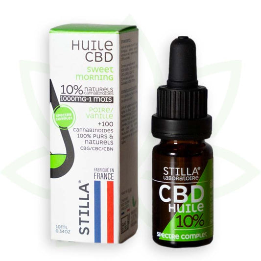 sladko jutranje cbd olje 10 odstotkov 10ml polni spekter stilla francija mafrenchweed 1