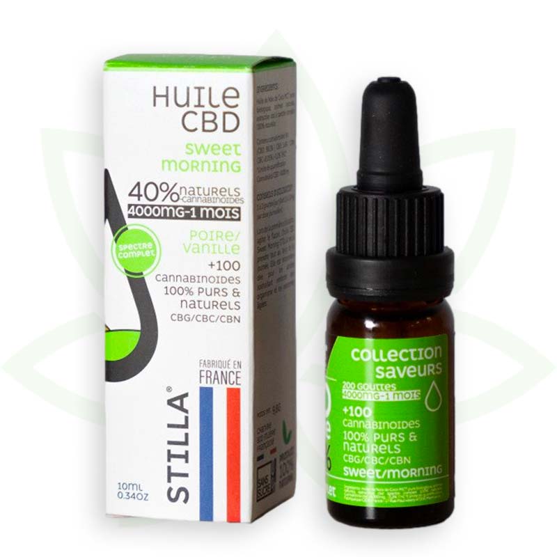 sladko jutranje cbd olje 40 odstotkov 10ml polni spekter stilla francija mafrenchweed 12