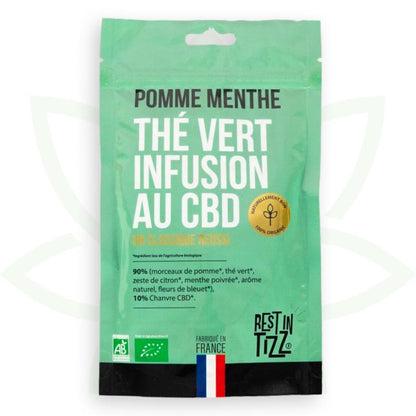 zeleni cbd jabolko meta infuzija cbd organski počitek v tizz mafrenchweed 1