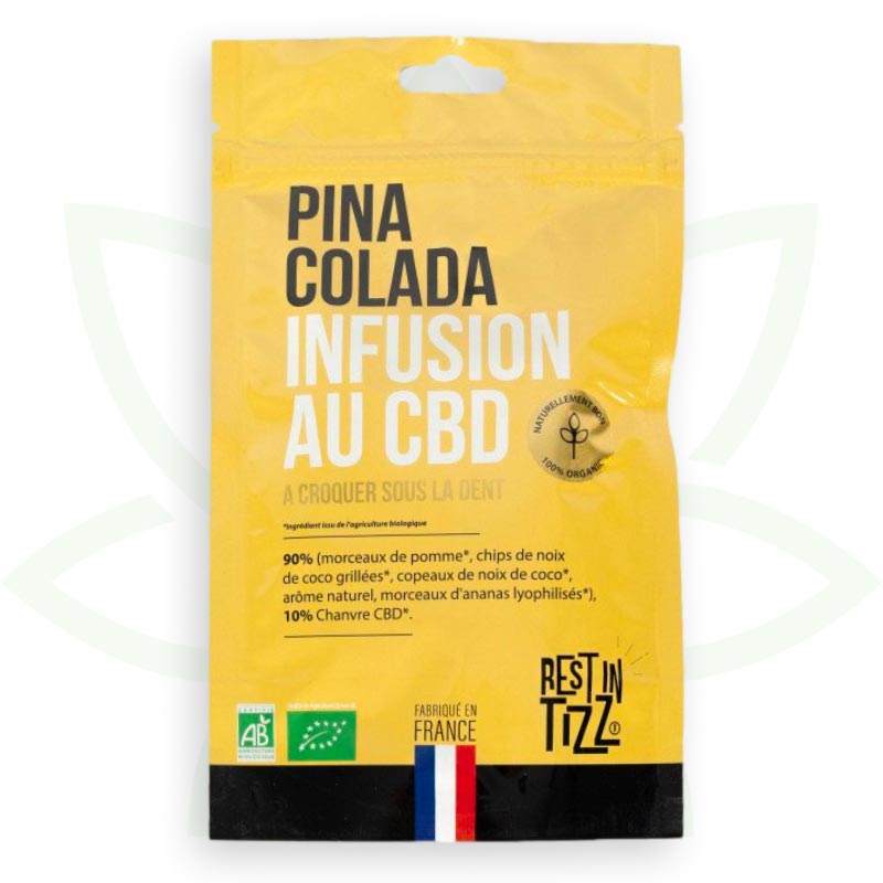 zeliščni cbd pina colada infuzija cbd organski počitek v tizz mafrenchweed 1